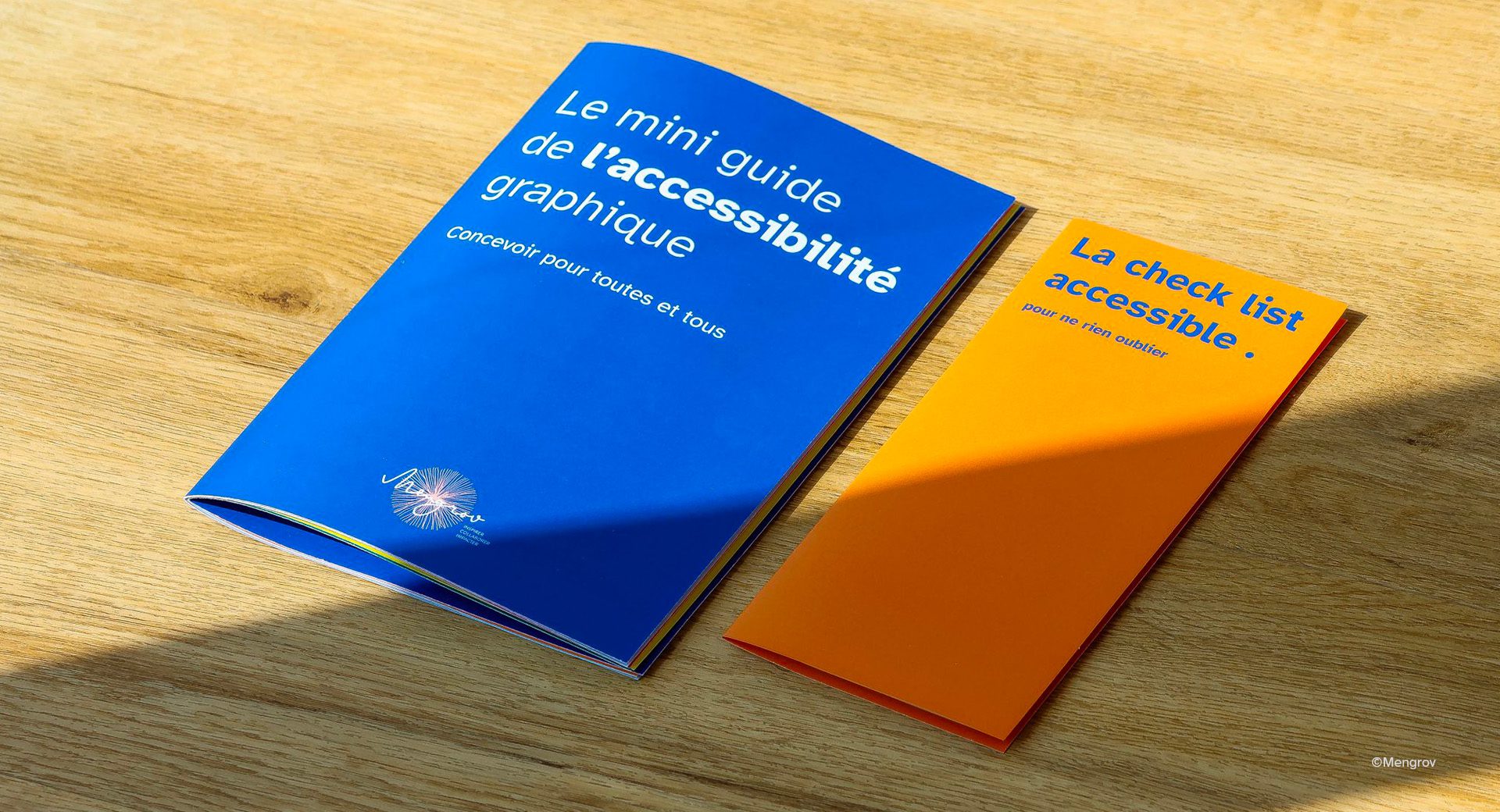 Page du guide de l’accessibilité graphique conçu par Mengrov et Atipy