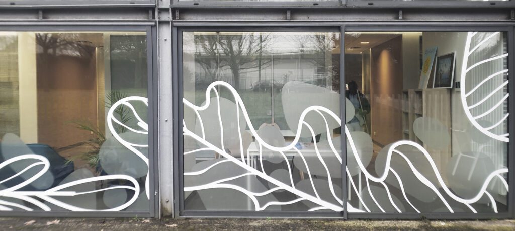 Signalétique accessible des Studios Kellermann